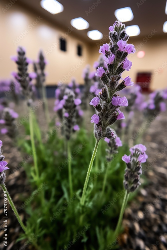 Fototapeta premium purple flowers on a plant
