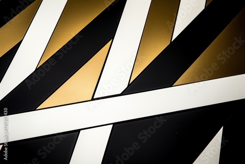 Wallpaper Mural a black and gold striped surface Torontodigital.ca
