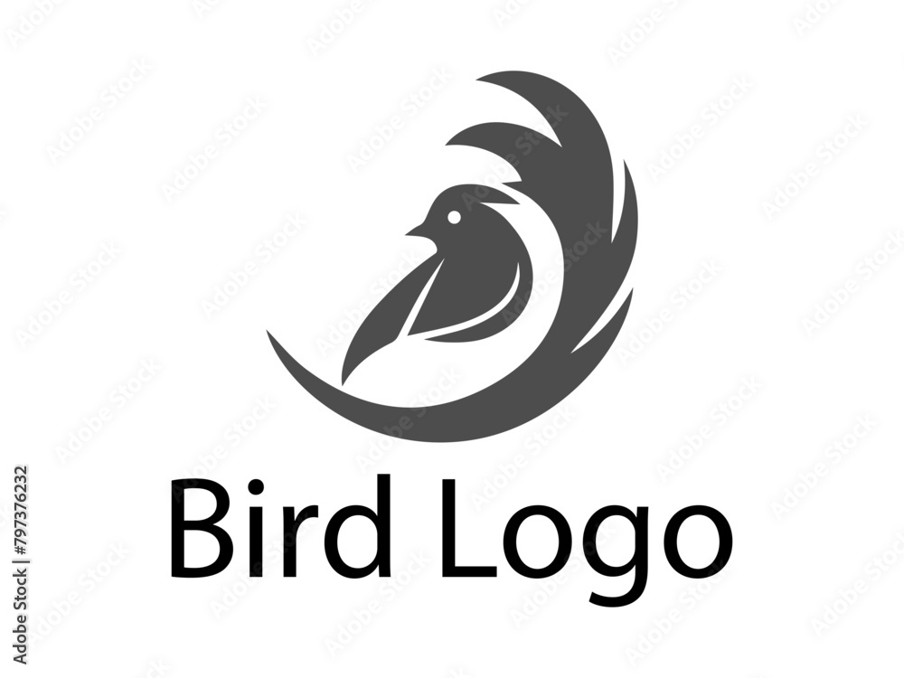 Obraz premium Bird logo design vector collection