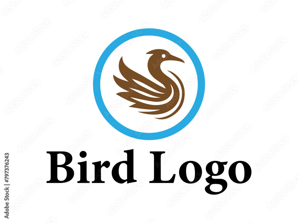 Obraz premium Bird logo design vector collection