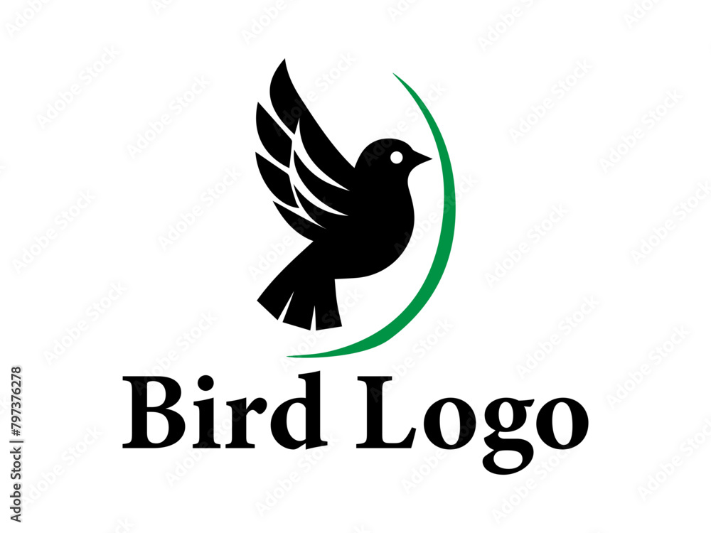 Fototapeta premium Bird logo design vector collection