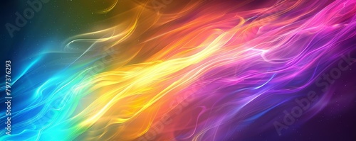 Rainbow Fire, A vibrant and playful spectrum of colors