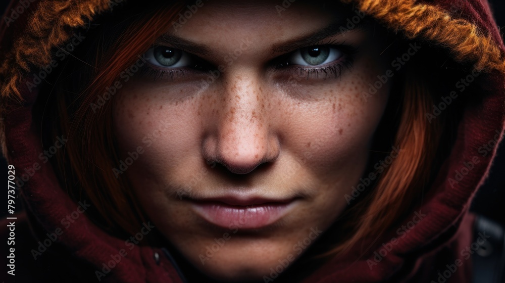 a close up of a woman's face a close up of a woman's face