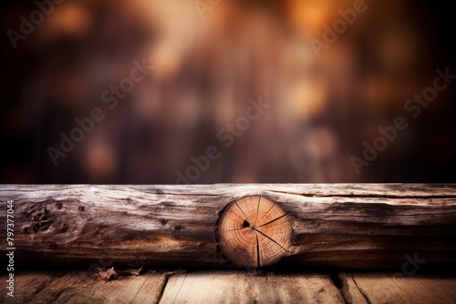 a log with a knot photo