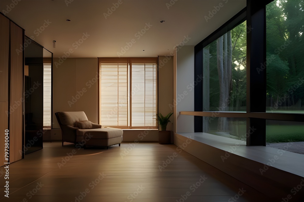 Obraz premium room with floor