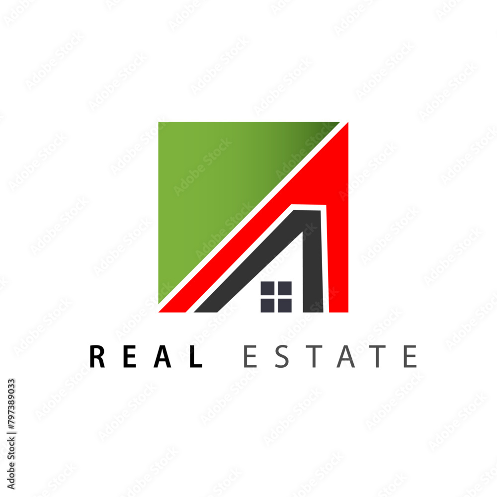 Free Vector Realstate illustration design. Free Vector Realstate illustration design.