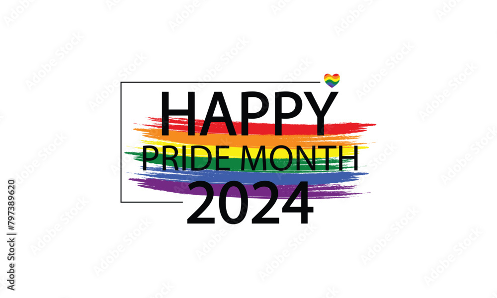 Expressing Pride Innovative Text Illustration Design for 2024