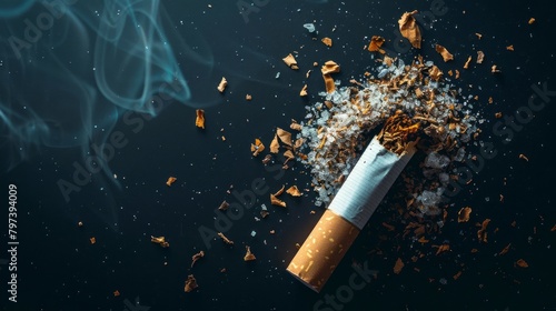 world no tobacco day background concept. copy space 