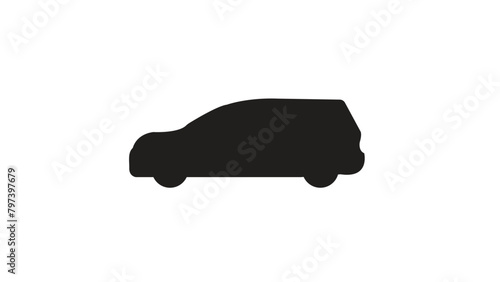 car silhouettes. car silhouettes images. black and white vector car . Car icon set in linear style, car icon 