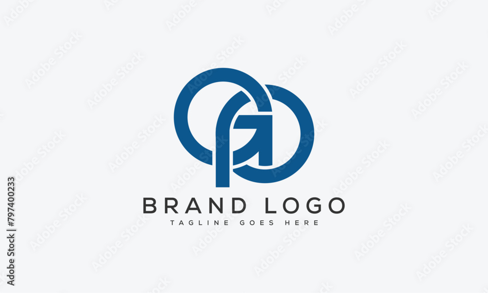 letter GP logo design vector template design for brand letter GP logo design vector template design for brand
