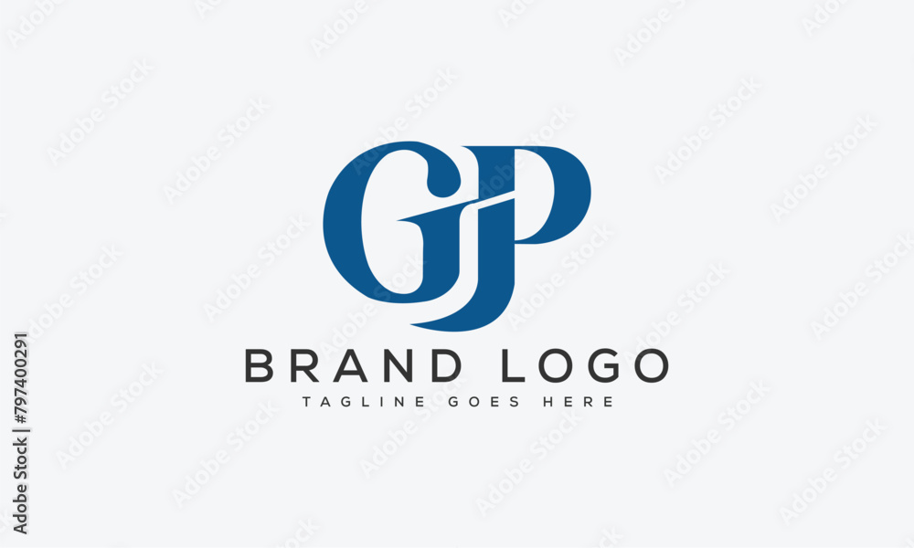 letter GP logo design vector template design for brand letter GP logo design vector template design for brand