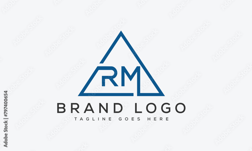 letter RM logo design vector template design for brand letter RM logo design vector template design for brand