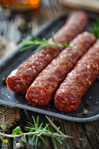 Synthetic meat sausage: the authentic taste of tradition in an innovative guise