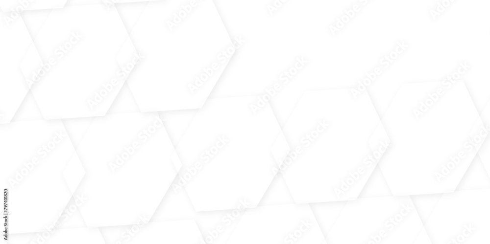Abstract background with hexagon, modern abstract vector polygonal pattern. Futuristic abstract honeycomb technology white background. Abstract background with hexagon, modern abstract vector polygonal pattern. Futuristic abstract honeycomb technology white background.