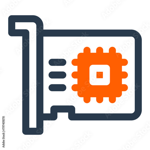 Network card Component for Connecting Computer to Networks
