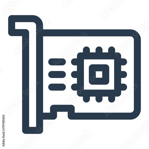 Network card Component for Connecting Computer to Networks
