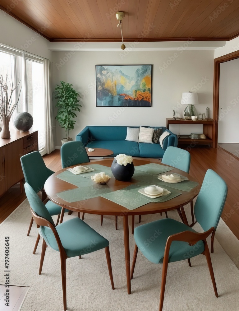 modern living room with table modern living room with table