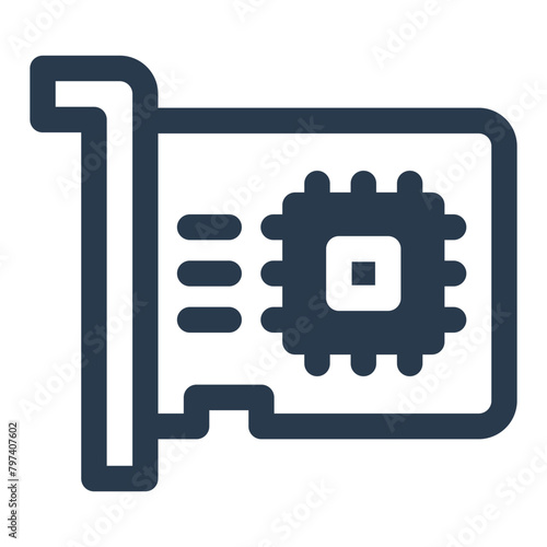 Network card Component for Connecting Computer to Networks