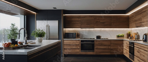  the power of the Internet of Things with a visually stunning image of a smart home filled with various connected devices and appliances AI, such as smart refrigerators, coffee makers, and ovens, all 