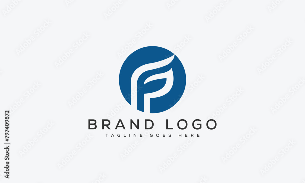 letter Fp logo design vector template design for brand letter Fp logo design vector template design for brand