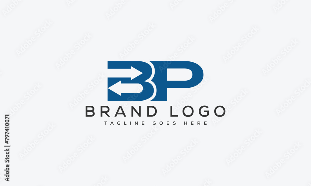 letter BP logo design vector template design for brand letter BP logo design vector template design for brand