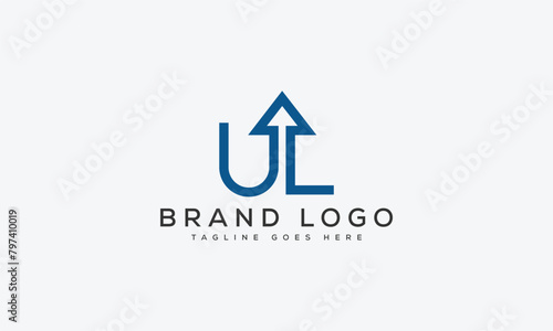 letter Ul logo design vector template design for brand