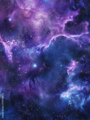 Starry Galaxy Night Sky Space Wallpaper BackgroundCelestial Stars