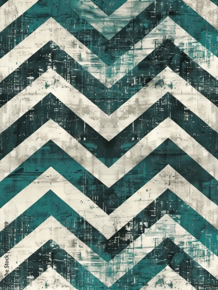 Contemporary Chevron WallpaperAlternating Teal and Grey Geometric Pattern Contemporary Chevron WallpaperAlternating Teal and Grey Geometric Pattern