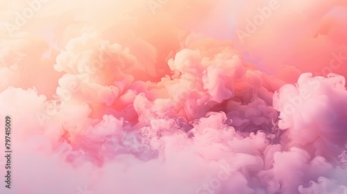 Color background peach gardient, light pink background, Abstract Peach Fuzz Silk Fabric Flowing Texture Design , Beautiful abstract color white and pink flowers graphic