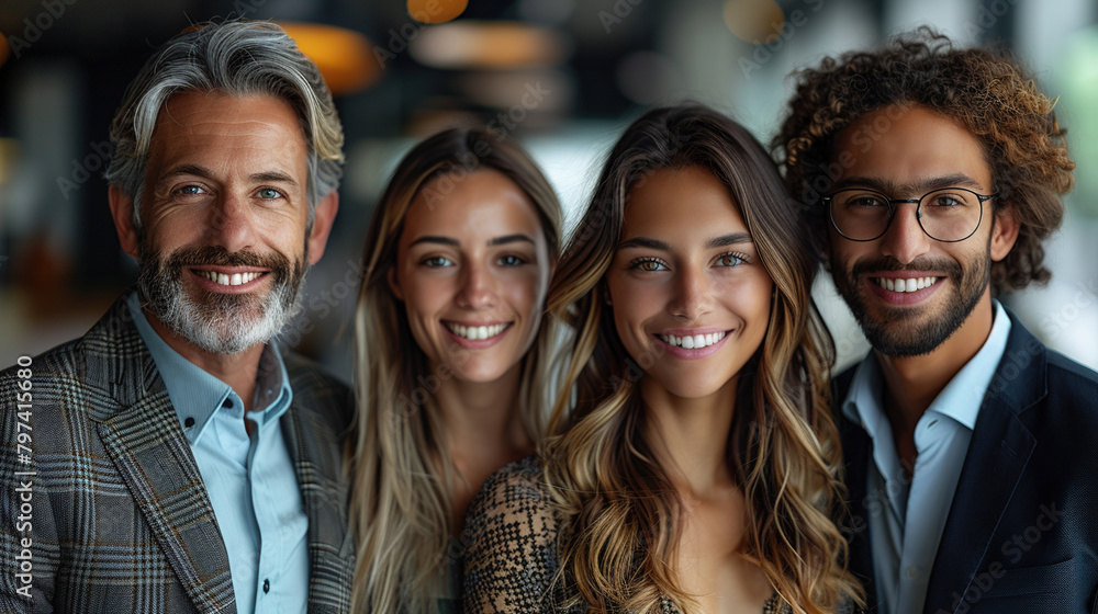 Fototapeta premium Commercial photography , Business professionals in modern office settings