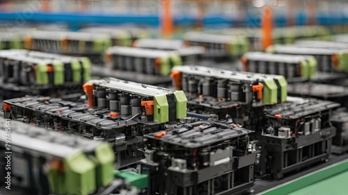 Mass production assembly line of electric vehicle batt