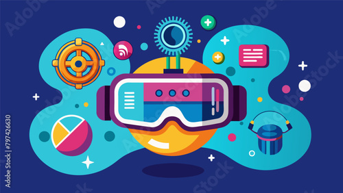 A virtual reality headset that creates immersive environments to simulate a range of emotional experiences and help individuals better understand and.