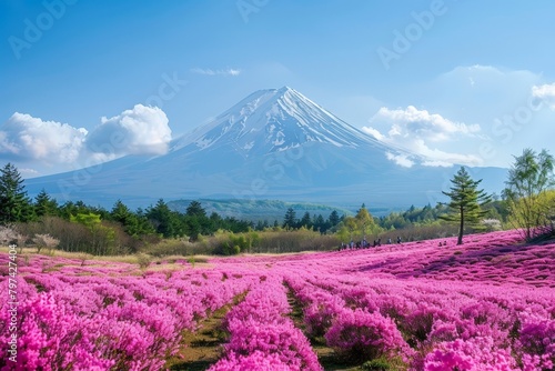  "Fuji Shibazakura Festival in Japan"