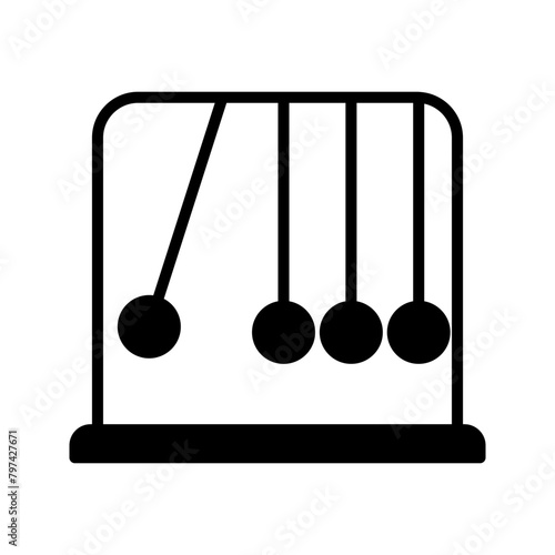 Newton Cradle icon color editable