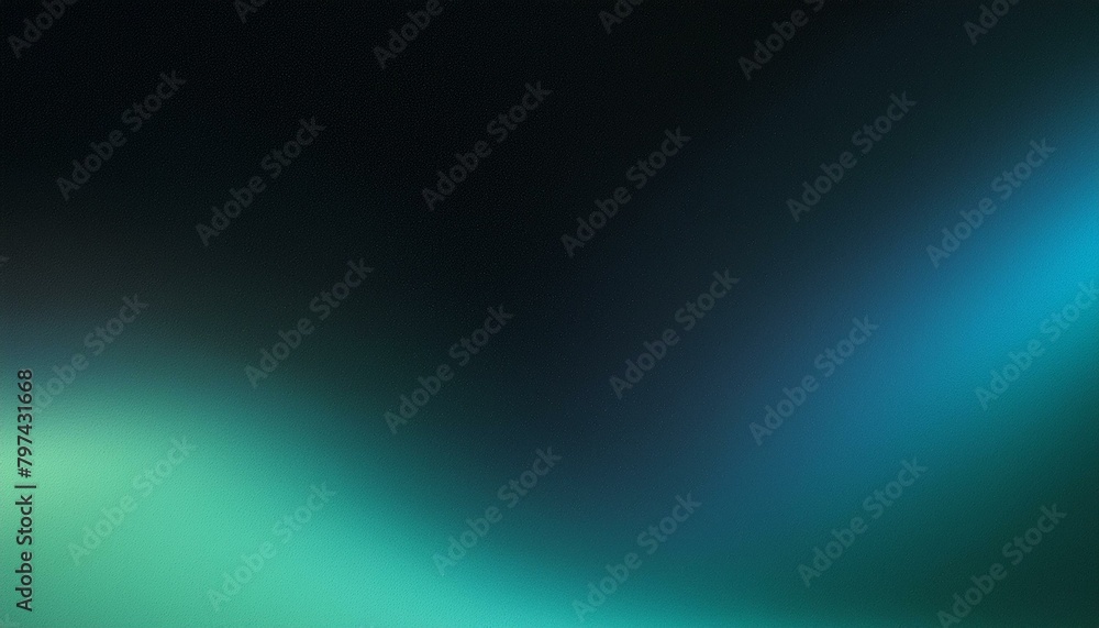 Grainy Texture Dark Design: Abstract Teal Blue Green Banner Grainy Texture Dark Design: Abstract Teal Blue Green Banner