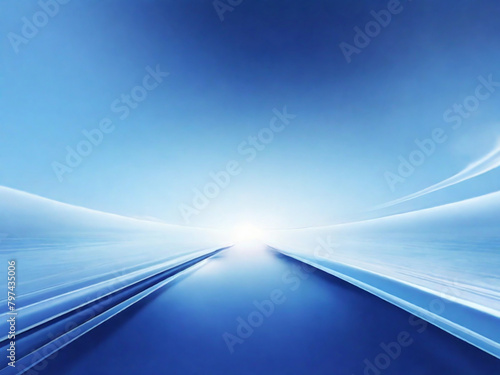 Science future energy technology concept light digital blue background
