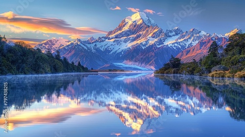  "Mount Cook National Park in New Zealand"