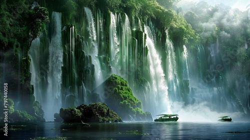   Iguazu Falls in Argentina and Brazil 