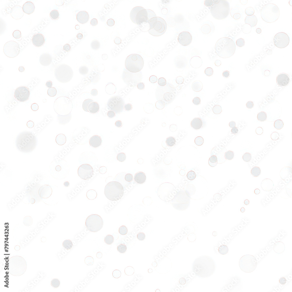 White transparent bokeh bluff effect isolate on transparent png.
