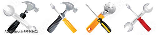 tool icon set vector illustration