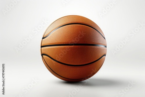 Basketball ball sports white background simplicity and AI generated Image by raw pixel