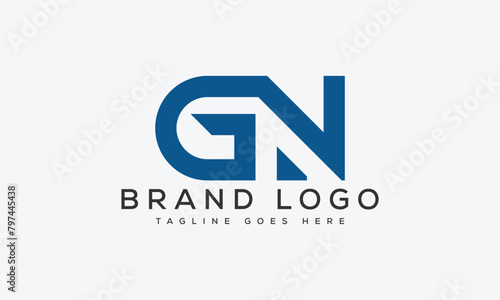 Free Download letter GN logo design vector template design for brand - GFXLoad