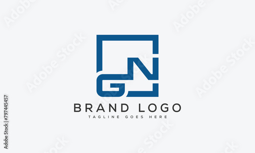 Free Download letter GN logo design vector template design for brand - GFXLoad