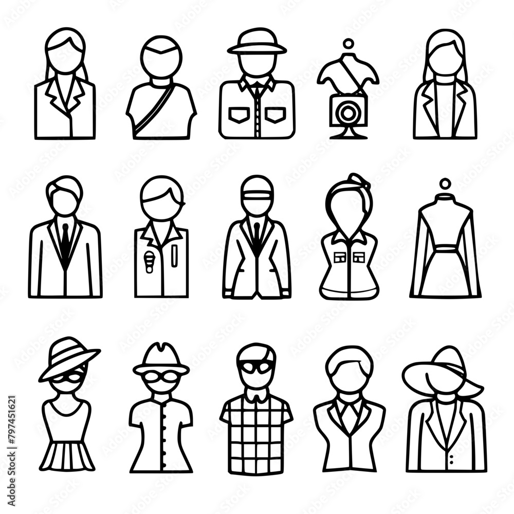 Fashion icon, clothing icon, dress icon, business icon, fashionable icon, accessory icon, icon, icons, set, vector, symbol, travel, sign, hotel, illustration, tourism, car, fashion, pictogram Fashion icon, clothing icon, dress icon, business icon, fashionable icon, accessory icon, icon, icons, set, vector, symbol, travel, sign, hotel, illustration, tourism, car, fashion, pictogram