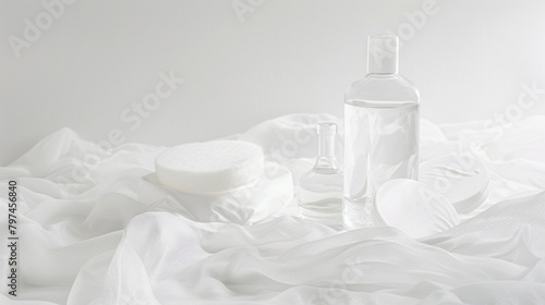 white plastic bottle with water