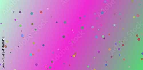 confetti on colorful background