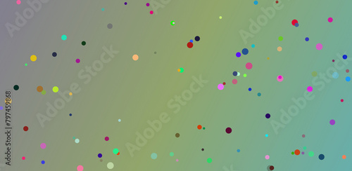 confetti and balloons