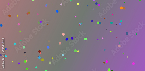 confetti and balloons