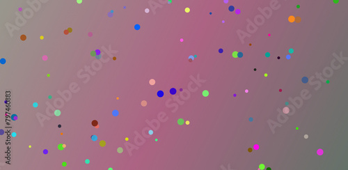 confetti on colorful background