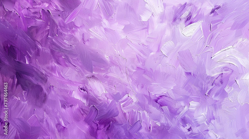 Detailed view of a vibrant abstract art background in deep purples and lilacs, rich in texture.